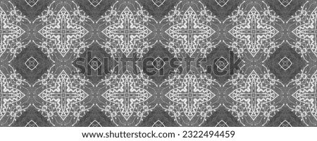 Black Color Bohemian Pattern. Abstract Line Batik. Seamless Ink Scribble Design. Simple Ethnic Dyed Brush. Native Ink Doodle Batik. Seamless Design Ikat Pattern. Gray Colour Ikat Scribble Textile.