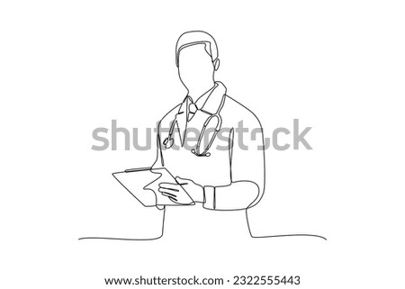 Continuous one line drawing healthcare activity concept. Single line draw design vector graphic illustration.
