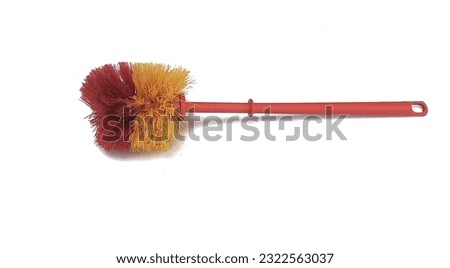 a toilet or WC brush, on a white or isolated background