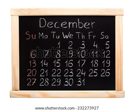 2015 year calendar. December. Week start on sunday