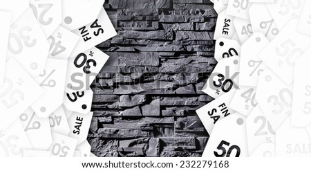 Black Friday sale on abstract background. Concept of savings
