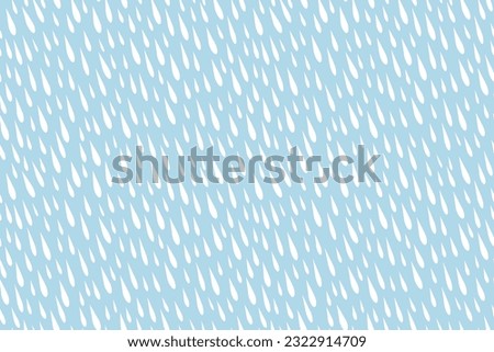 seamless pattern of falling water drops- vector illustration