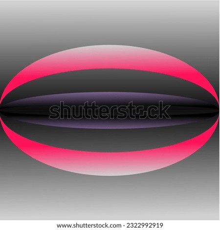 vector design, pink and blue gradient color oval circle on black gradient color background