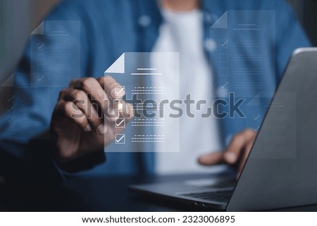 Service Quality assurance, Guarantee, Standards, ISO , Standards quality assurance control standardisation and certification concept. Royalty-Free Stock Photo #2323006895