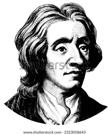 John Locke (29 August 1632 – 28 October 1704 Royalty-Free Stock Photo #2323058643