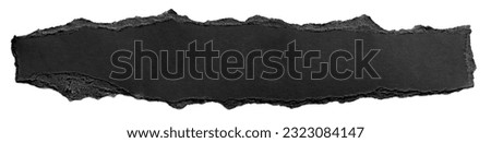 black paper ripped message torn	 Royalty-Free Stock Photo #2323084147