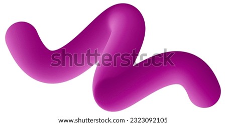 Vibrant Purple Fluid Abstract 3D Gradient Blend Curves Shape. Paint Holi	 Royalty-Free Stock Photo #2323092105