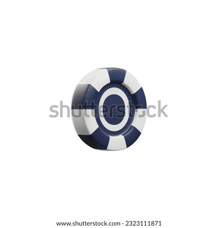 Black casino token or chip, cartoon 3d vector illustration isolated on white background. Table games or slot machine playing token. Realistic poker chip. Gambling concept.