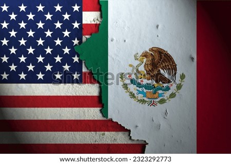 Relations between America and Mexico. America vs Mexico.