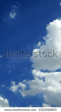 blue sky and cloud for background                