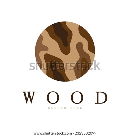 wood logo template icon illustration design vector,