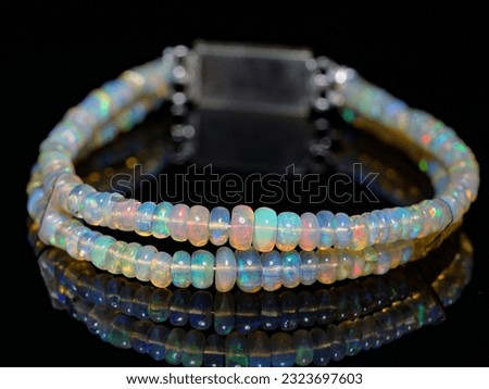 Natural Opal Beads Bracelet  Necklace