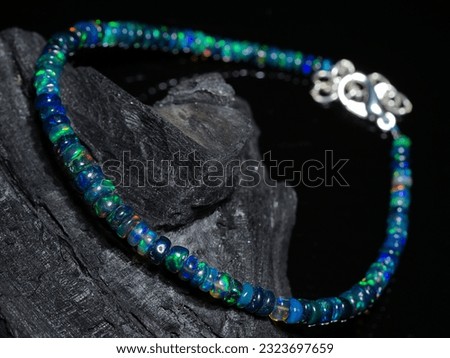 Natural Opal Beads Bracelet  Necklace