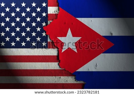 Relations between America and Cuba. America vs Cuba.