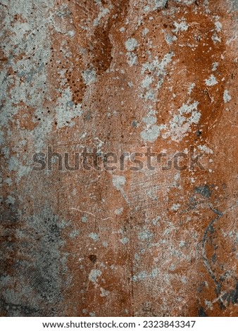 the surface of the walls are worn and mossy brown Royalty-Free Stock Photo #2323843347