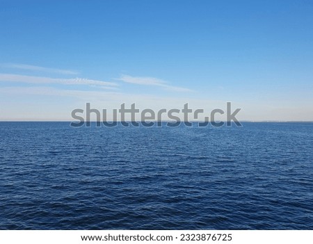 Aerial Photography of  the sea in the German island Usedom