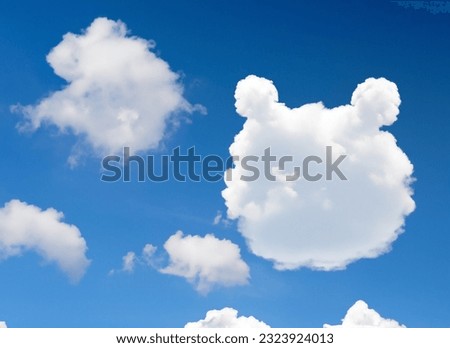A Bear Shaped Cloud in The Sky