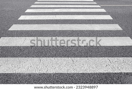  Ordinary crosswalks in Japan from the perspective of pedestrians                               Royalty-Free Stock Photo #2323948897