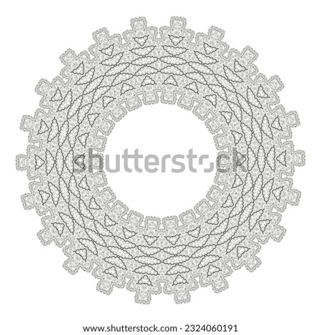 lace frame decoration vector  illustration