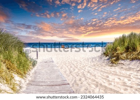 Beach in Baltic Sea, Germany  Royalty-Free Stock Photo #2324064435