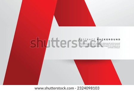 red white modern abstract background design Royalty-Free Stock Photo #2324098103