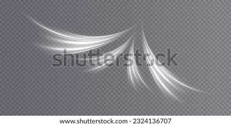 Stream of fresh wind png. Imitation of the exit of cold air from the air conditioner. Royalty-Free Stock Photo #2324136707