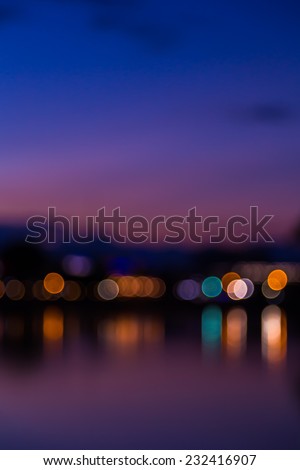 Multicolored lights bokeh background