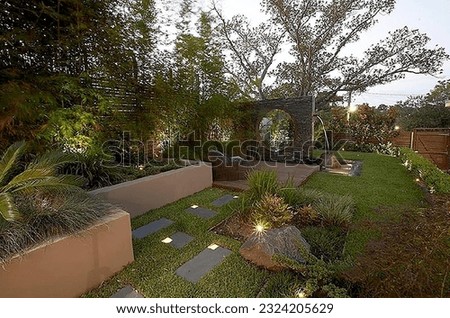 image showing green space design for wallpaper Royalty-Free Stock Photo #2324205629