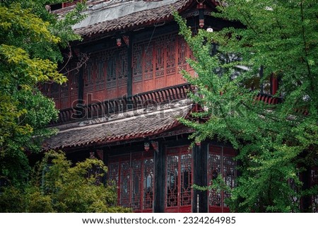 Picture of Dujiangyan, an ancient city in Sichuan, China