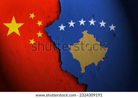 Relations between china and Kosovo. China vs Kosovo.
