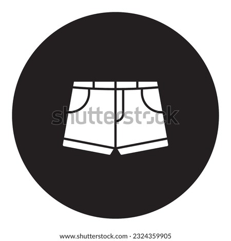 shorts icon vector template illustration logo design