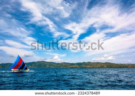Traditional Sailing Boat On The Sea