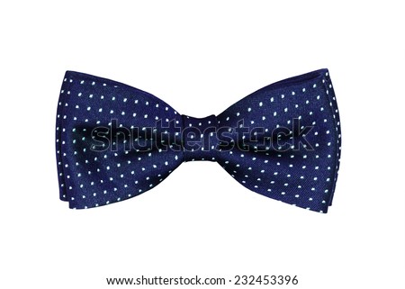 bow-tie isolated on a white background  Royalty-Free Stock Photo #232453396