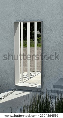 Door, stairs, cement floor, stone, stair step, marble floor, shadow
