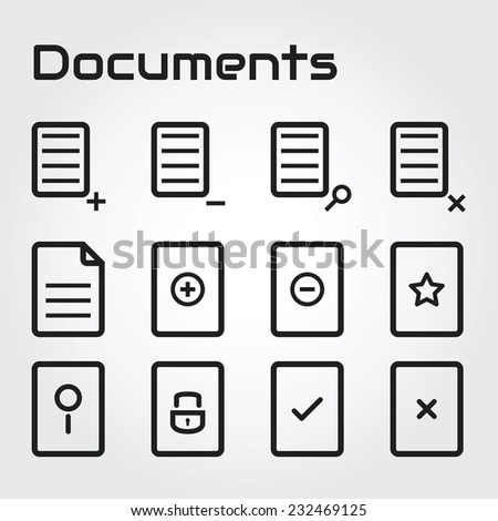 Document icons