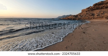 Gulf of Aqaba - NEOM Coast around Magna in Saudi Arabia Royalty-Free Stock Photo #2324705633