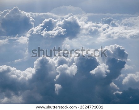 Arial photo of the clouds