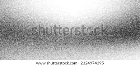 Gritty texture sand on transparent background.Monochrome noise halftone, grit pattern.Vector isolated illustration Royalty-Free Stock Photo #2324974395