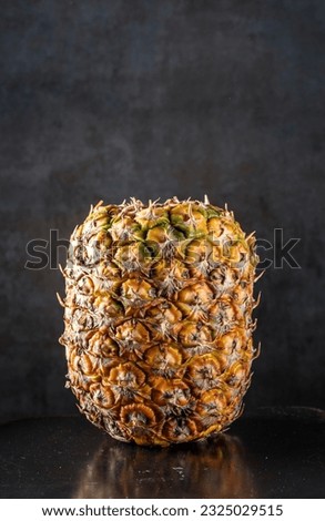 Vibrant Close-Up of Fresh Pineapple Fruit in Stunning 4K Resolution