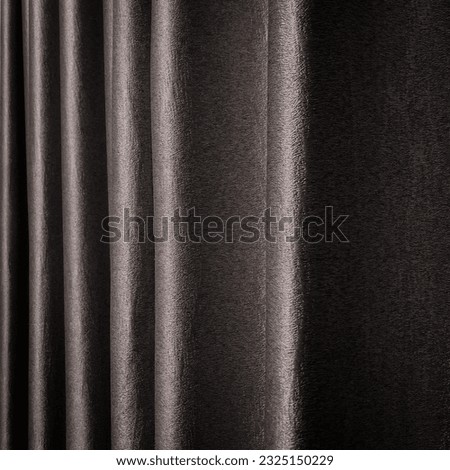 Window curtain fabric texture background shot from horizontal angle. High resolution photography