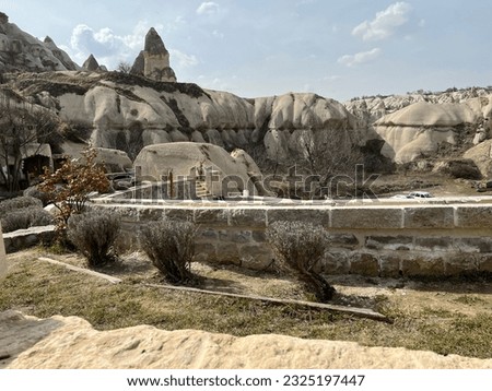 cappadocia valley desert mountain stone rock nature landscape