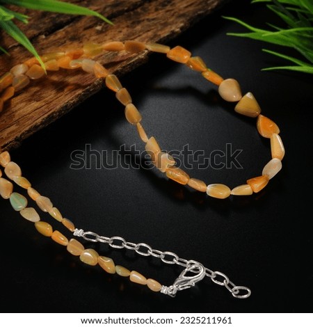 Natural Ethiopian Fire Opal Beads