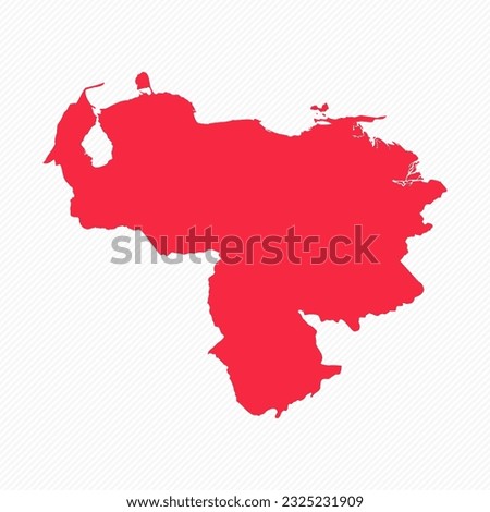 Abstract Venezuela Simple Map Background, can be used for business designs, presentation designs or any suitable designs.