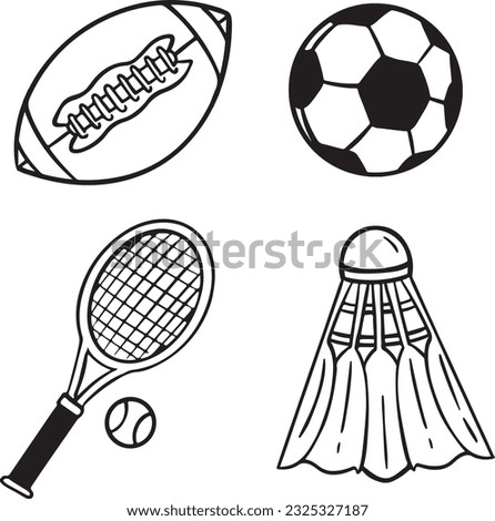 sport vector collection drawing illustration