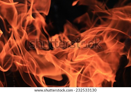 Fire texture background orange