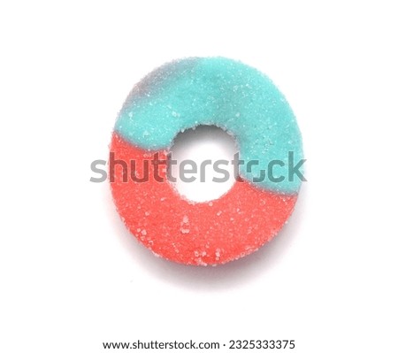 Gummy rings shaped cutter, isolated on white background Royalty-Free Stock Photo #2325333375