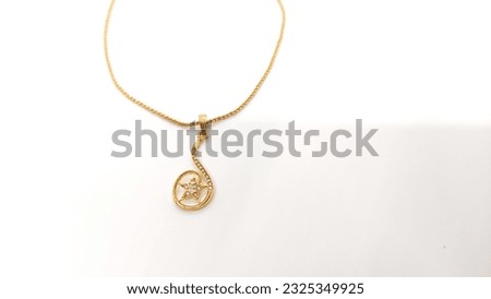 Indian Gold Plated Chain Pendants