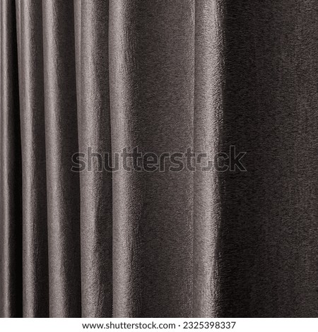 Window curtain texture background shot from horizontal angle. High resolution photography