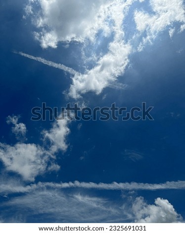 Image of bright sky and clouds