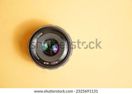 Close up of camera lens Royalty-Free Stock Photo #2325691131